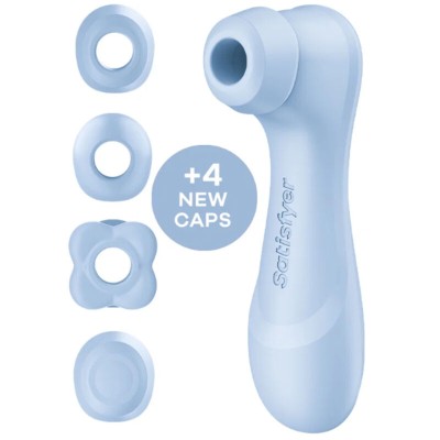 SATISFYER - PRO 2ª GERAÇÃO 4 ESTIMULADOR CLITORIAL AZUL SERENO - D-246921 - Dona Pimenta